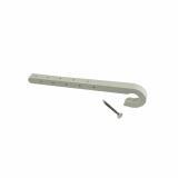SH1000 - BRH-1 C & S Manufacturing Hanger, Rigid, ABS Plastic, White, 6-1/2" L., 1" CTS - American Copper & Brass - C & S MANUFACTURING CORP HANGERS