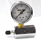 355-60PK1 Sioux Chief Pressure Gauges, 0–60 lb. Gas Test Fitting, 3/4" FIP connection, clamshell