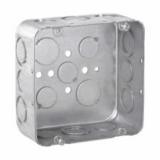 TP563 - TP563 Eaton Crouse-Hinds Square Outlet Box, (3) 1/2", (2) 3/4", 4-11/16", Conduit (No Clamps), Drawn, 2-1/8", Steel, (6) 1/2", (6) 1/2", (1) 3/4" C, 42.0 Cubic Inch Capacity - American Copper & Brass - CROUSE-HINDS ELECTRICAL BOXES AND COVERS