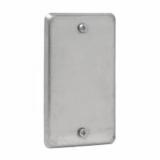 TP608 Eaton Crouse-Hinds Utility Box Cover, Blank, Steel, Blank