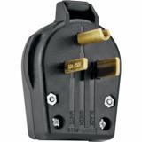 UAP2P3W35 - EATON WIRING DEVICES UNIVERSAL ANGLED PLUG - American Copper & Brass - ORGILL INC WIRING DEVICES