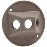 WRLCG - WEATHERPROOF ROUND CLUSTER COVER - American Copper & Brass - ORGILL INC ELECTRICAL BOXES AND COVERS
